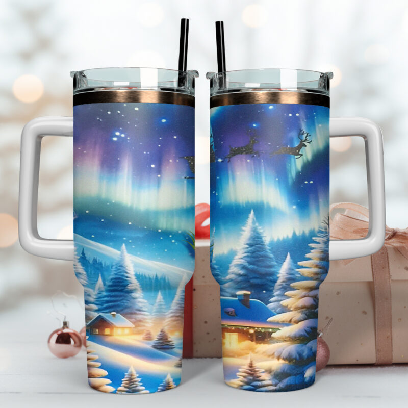 The Grinch Movies Christmas Custom Stanley Quencher 40oz Stainless Steel Tumbler With Handle - Threewoofs - Image 2