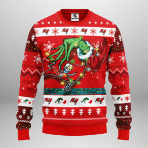 Tampa Bay Buccaneers Grinch Ugly Christmas Sweater