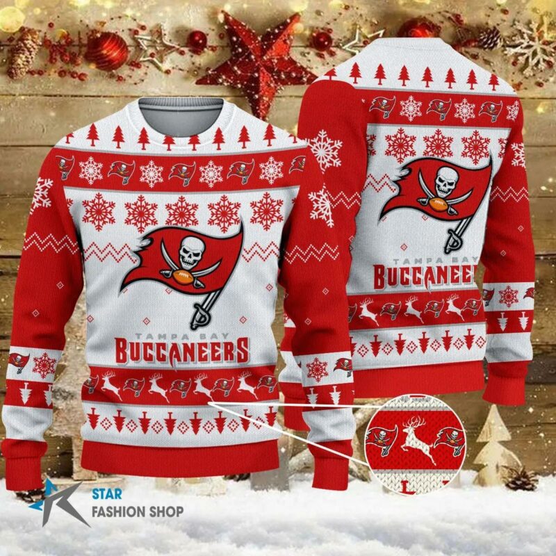 Tampa Bay Buccaneers NFL Ugly Christmas Sweater, NFL Christmas Sweater