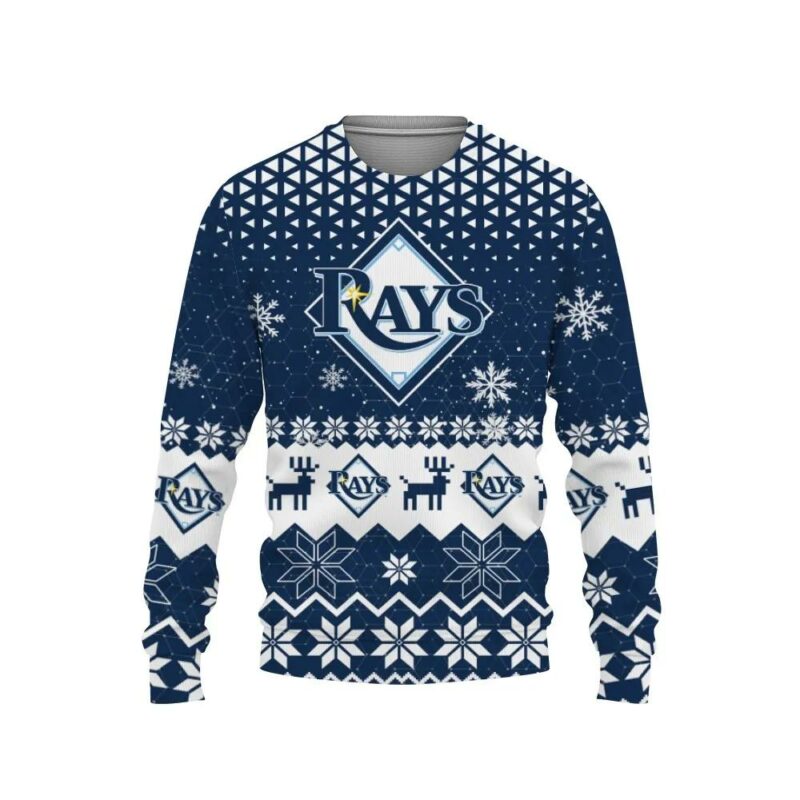 Tampa Bay Rays Ugly Christmas Sweater, MLB Christmas Sweater