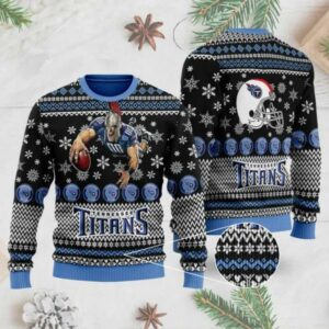 Tennessee Titans 3D Ugly Christmas Sweater, NFL Christmas Sweater