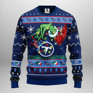 Tennessee Titans Grinch Ugly Christmas Sweater