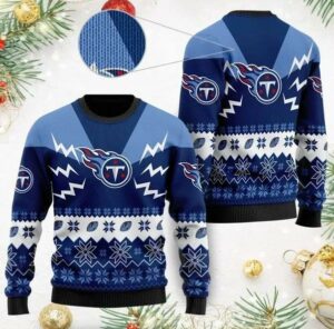 Tennessee Titans NFL Ugly Christmas Sweater, NFL Christmas Sweater