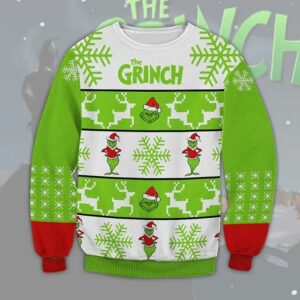 The Grinch Christmas Sweater, Grinch Holiday Sweater