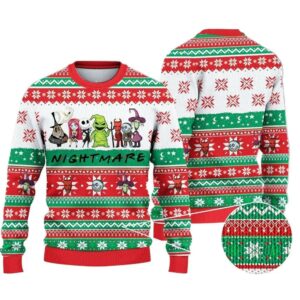 The Nightmare Before Christmas Ugly Sweater, Jack Skeleton Sweater