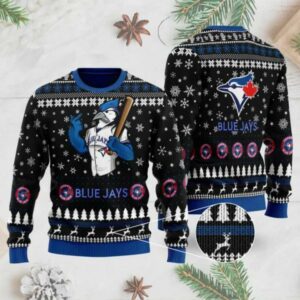 Toronto Blue Jays Mascot Ugly Christmas Sweater, MLB Christmas Sweater