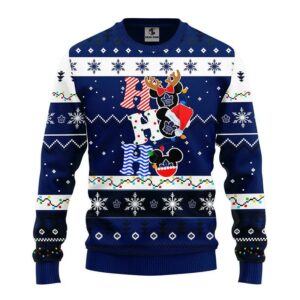 Toronto Maple Leafs Hohoho Ugly Christmas Sweater, NHL Christmas Sweater