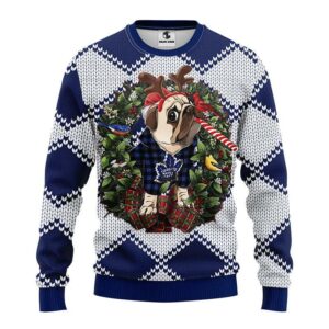 Toronto Maple Leafs Pub Dog Ugly Christmas Sweater, NHL Christmas Sweater