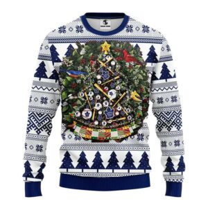 Toronto Maple Leafs Tree Ball Ugly Christmas Sweater, NHL Christmas Sweater