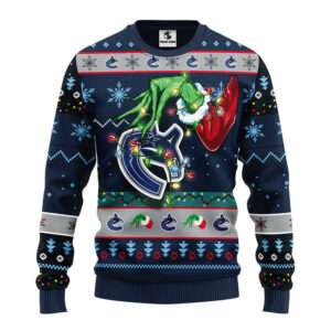 Vancouver Canucks Grinch Ugly Christmas Sweater