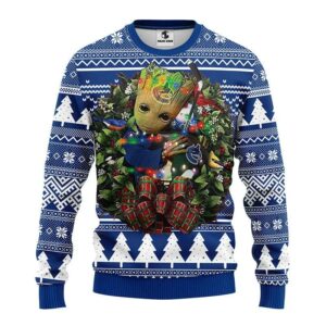 Vancouver Canucks Groot Hug Ugly Christmas Sweater, NHL Christmas Sweater
