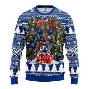 Vancouver Canucks Tree Christmas Ugly  Sweater, NHL Christmas Sweater