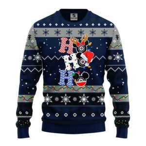 Winnipeg Jets Hohoho Ugly Christmas Sweater, NHL Christmas Sweater