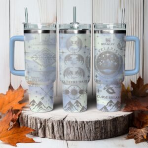 A Court Of Thorns And Roses Book Custom Stanley Quencher 40oz Stainless Steel Tumbler With Handle - Threewoofs