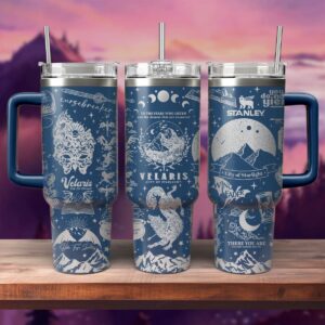 A Court Of Thorns And Roses Book Custom Stanley Quencher 40oz Stainless Steel Tumbler With Handle - Threewoofs