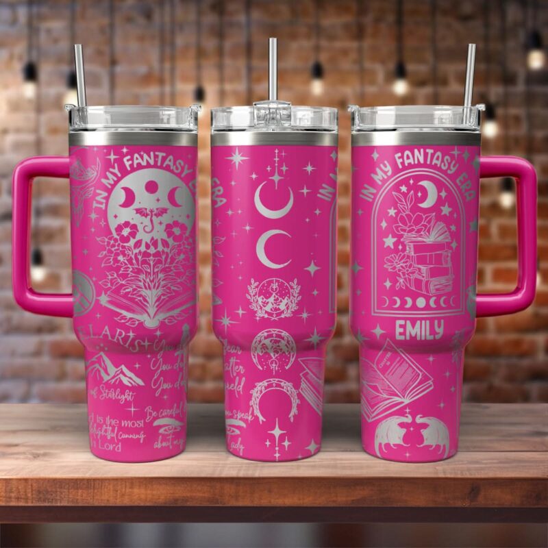 A Court Of Thorns And Roses Book Custom Stanley Quencher 40oz Stainless Steel Tumbler With Handle - Threewoofs