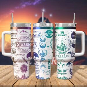 A Court Of Thorns And Roses Book Custom Stanley Quencher 40oz Stainless Steel Tumbler With Handle - Threewoofs