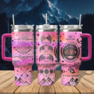 A Court Of Thorns And Roses Book Custom Stanley Quencher 40oz Stainless Steel Tumbler With Handle - Threewoofs