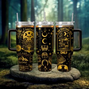 A Court Of Thorns And Roses Book Custom Stanley Quencher 40oz Stainless Steel Tumbler With Handle - Threewoofs