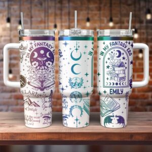 A Court Of Thorns And Roses Book Custom Stanley Quencher 40oz Stainless Steel Tumbler With Handle - Threewoofs
