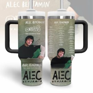 Alec Benjamin Music Custom Stanley Quencher 40oz Stainless Steel Tumbler With Handle - Threewoofs