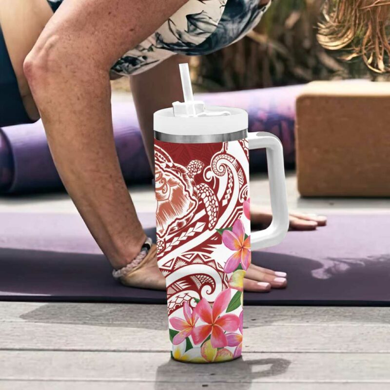 Aloha Hawaii Island Custom Stanley Quencher 40oz Stainless Steel Tumbler With Handle - Threewoofs - Image 6
