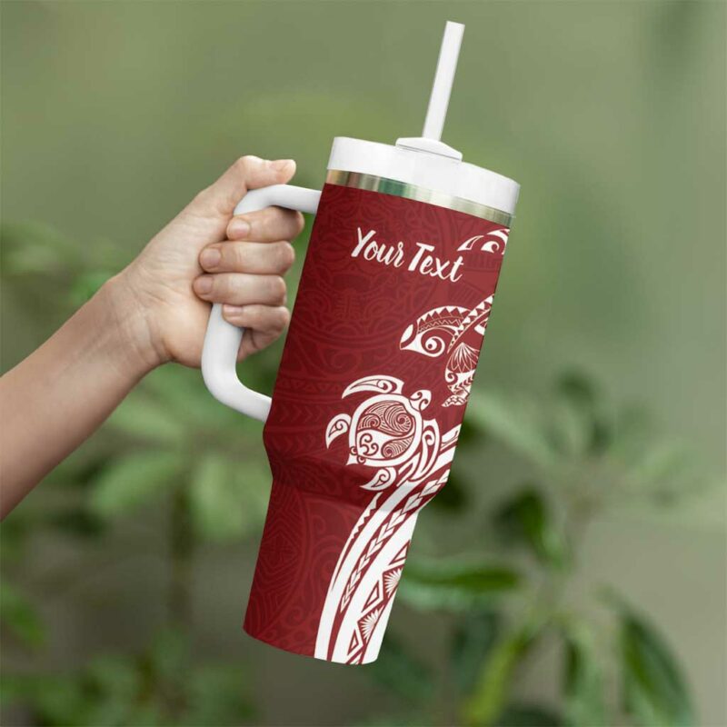 Aloha Hawaii Island Custom Stanley Quencher 40oz Stainless Steel Tumbler With Handle - Threewoofs - Image 3