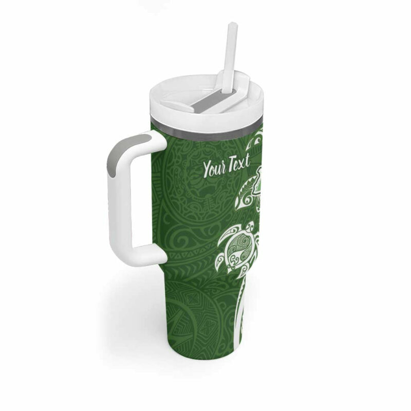 Aloha Molokai Island Custom Stanley Quencher 40oz Stainless Steel Tumbler With Handle - Threewoofs - Image 2