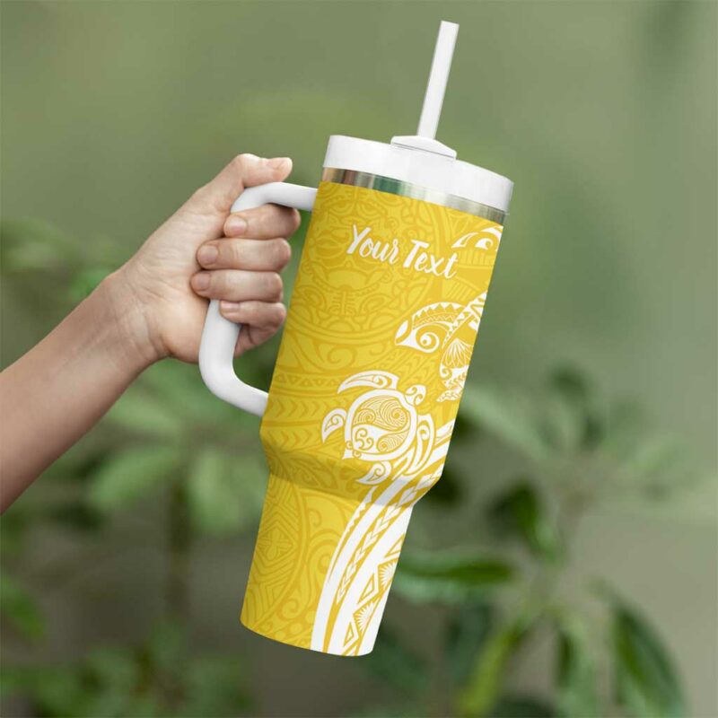 Aloha Oahu Island Custom Stanley Quencher 40oz Stainless Steel Tumbler With Handle - Threewoofs - Image 3