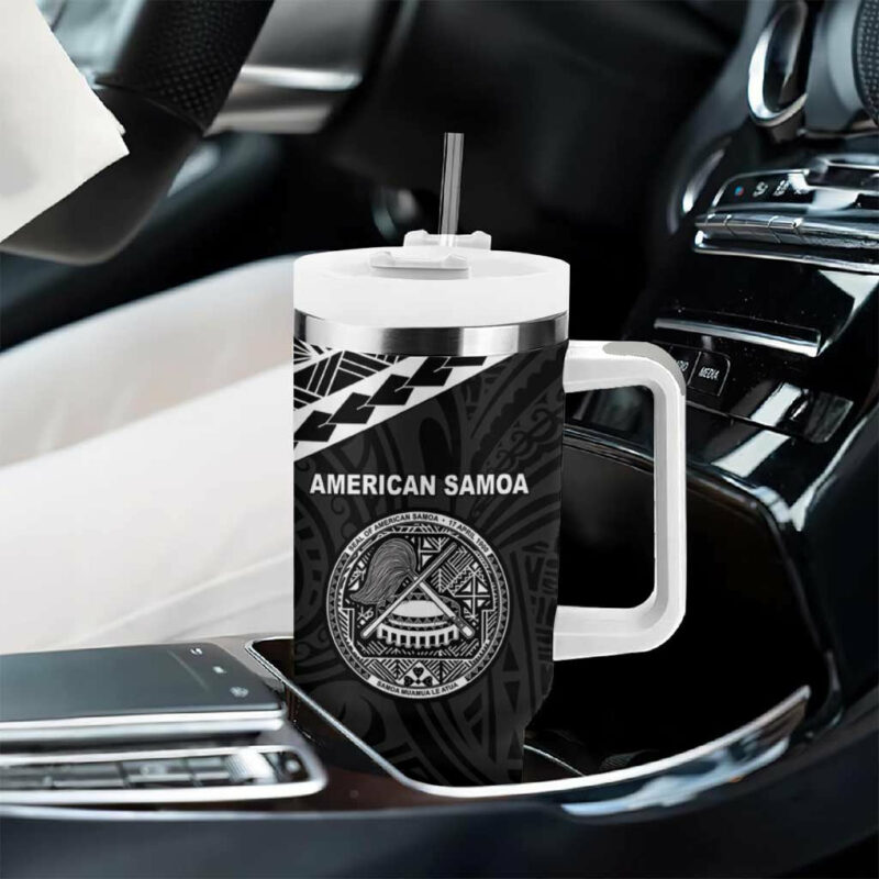 American Samoa MLK Day Polynesian Custom Stanley Quencher 40oz Stainless Steel Tumbler With Handle - Threewoofs - Image 8