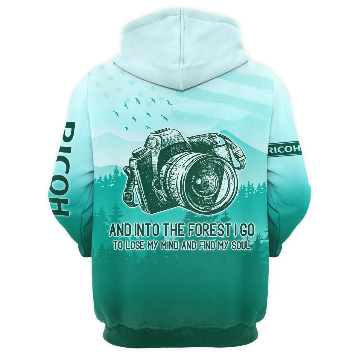 And Into The Forest I Go To Lose My Mind And Find My Soul Ricoh Photography Videography All Over Prints BL281024A1RC - Hoodie - Image 3