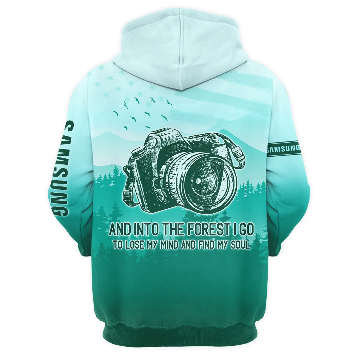 And Into The Forest I Go To Lose My Mind And Find My Soul Samsung Photography Videography All Over Prints BL281024A1SS - Hoodie - Image 3