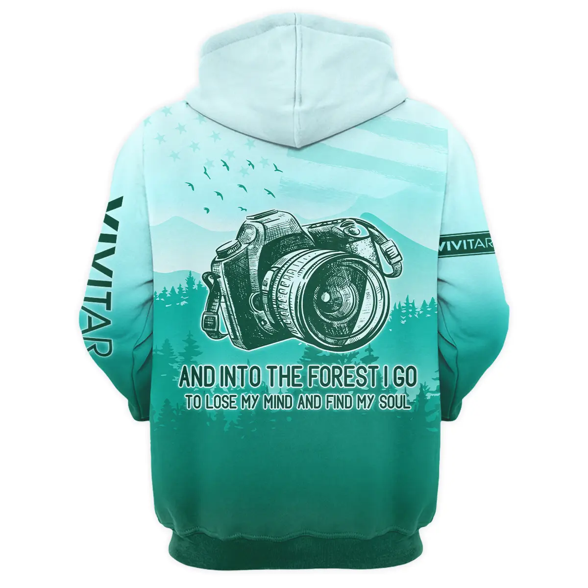 And Into The Forest I Go To Lose My Mind And Find My Soul Vivitar Photography Videography All Over Prints BL281024A1VVT - Hoodie - Image 3