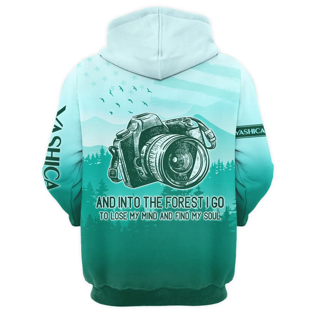 And Into The Forest I Go To Lose My Mind And Find My Soul Yashica Photography Videography All Over Prints BL281024A1YSC - Hoodie - Image 3