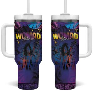 Aotearoa Arts Festival 2025 Maori Music Art Dance Rhythmic Custom Stanley Quencher 40oz Stainless Steel Tumbler With Handle - Threewoofs