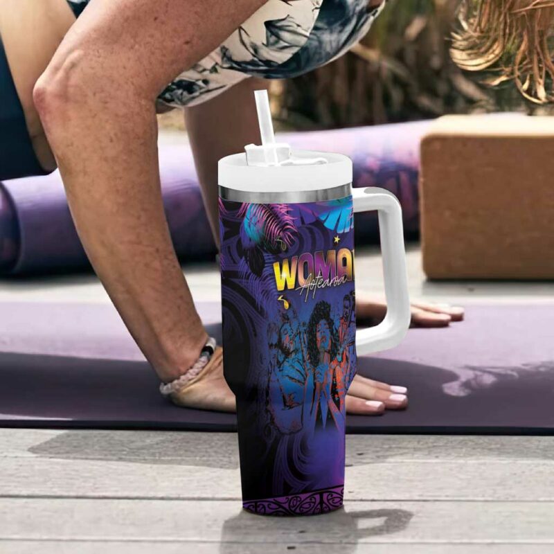 Aotearoa Arts Festival 2025 Maori Music Art Dance Rhythmic Custom Stanley Quencher 40oz Stainless Steel Tumbler With Handle - Threewoofs - Image 6