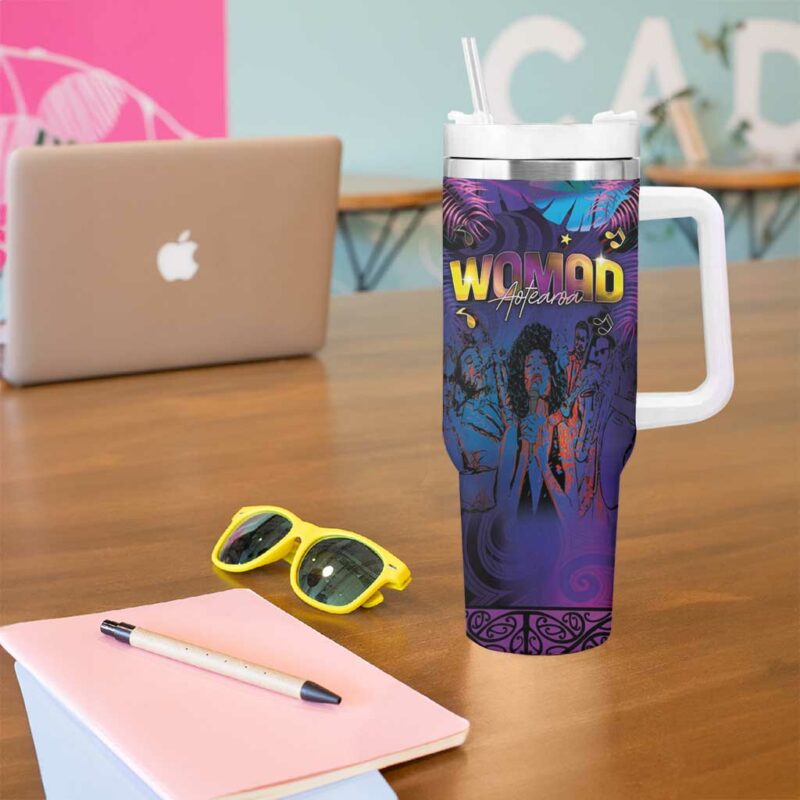 Aotearoa Arts Festival 2025 Maori Music Art Dance Rhythmic Custom Stanley Quencher 40oz Stainless Steel Tumbler With Handle - Threewoofs - Image 5