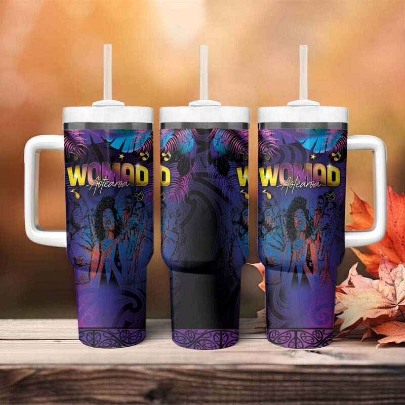 Aotearoa Arts Festival 2025 Maori Music Art Dance Rhythmic Custom Stanley Quencher 40oz Stainless Steel Tumbler With Handle - Threewoofs - Image 4
