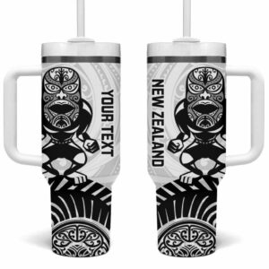 Aotearoa Football Custom Stanley Quencher 40oz Stainless Steel Tumbler With Handle - Threewoofs
