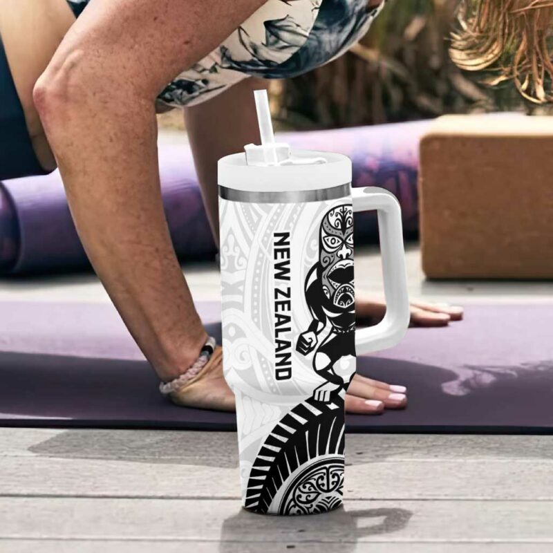 Aotearoa Football Custom Stanley Quencher 40oz Stainless Steel Tumbler With Handle - Threewoofs - Image 6