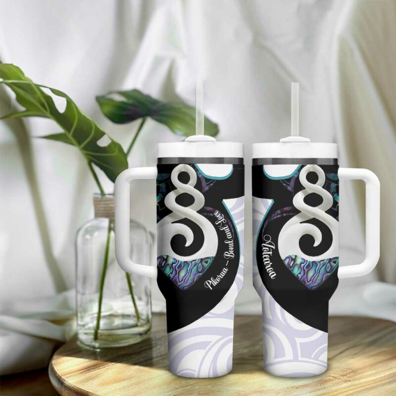 Aotearoa Pikorua Bond And Love Custom Stanley Quencher 40oz Stainless Steel Tumbler With Handle - Threewoofs - Image 9