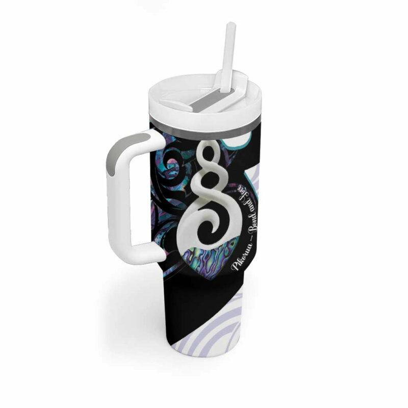 Aotearoa Pikorua Bond And Love Custom Stanley Quencher 40oz Stainless Steel Tumbler With Handle - Threewoofs - Image 2