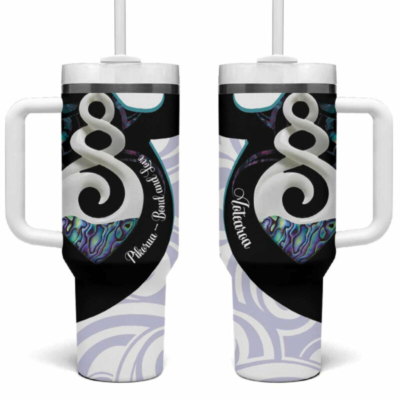 Aotearoa Pikorua Bond And Love Custom Stanley Quencher 40oz Stainless Steel Tumbler With Handle - Threewoofs