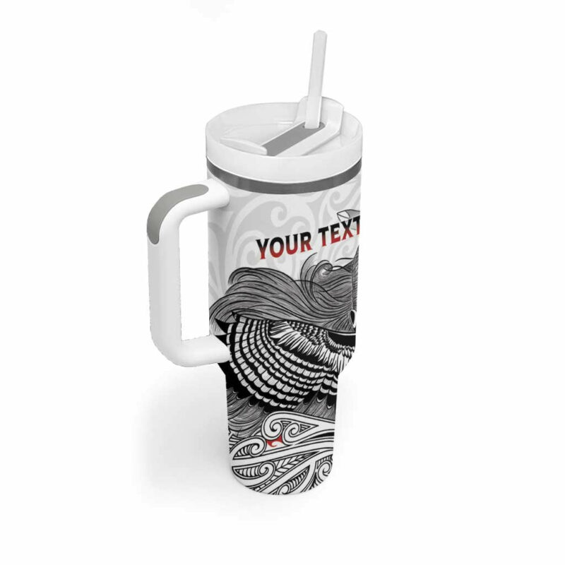 Aotearoa Proud To Be Maori Custom Stanley Quencher 40oz Stainless Steel Tumbler With Handle - Threewoofs - Image 2