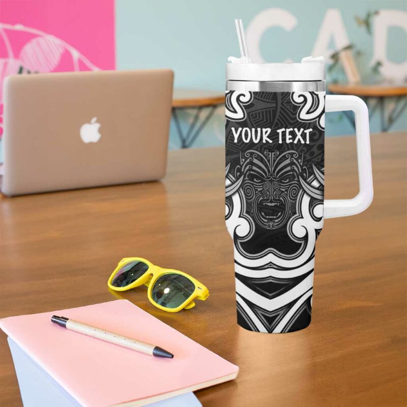 Aotearoa Toitu Te Tiriti O Waitangi Custom Stanley Quencher 40oz Stainless Steel Tumbler With Handle - Threewoofs - Image 5