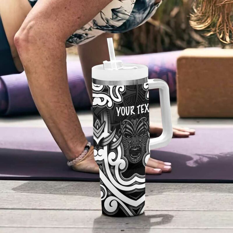 Aotearoa Toitu Te Tiriti O Waitangi Custom Stanley Quencher 40oz Stainless Steel Tumbler With Handle - Threewoofs - Image 6