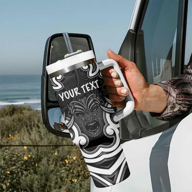 Aotearoa Toitu Te Tiriti O Waitangi Custom Stanley Quencher 40oz Stainless Steel Tumbler With Handle - Threewoofs - Image 7