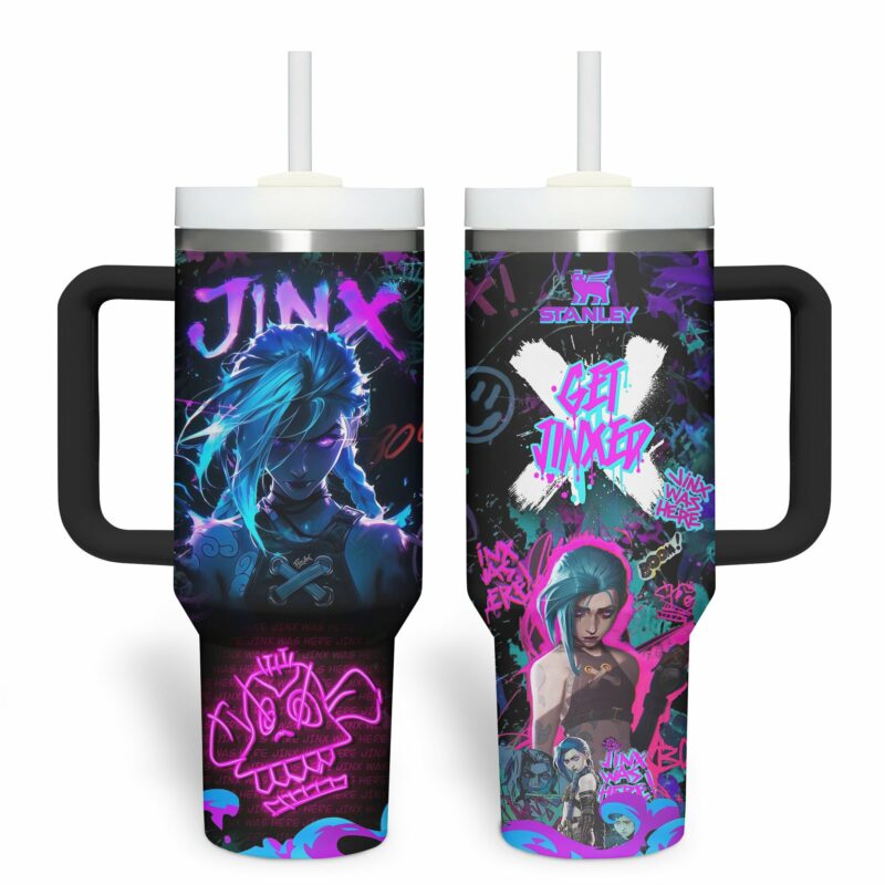 Arcane TV Series Custom Stanley Quencher 40oz Stainless Steel Tumbler With Handle - Threewoofs - Image 2