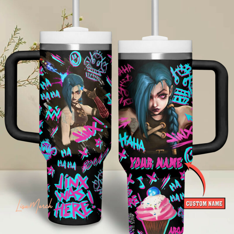 Arcane TV Series Custom Stanley Quencher 40oz Stainless Steel Tumbler With Handle - Threewoofs - Image 4