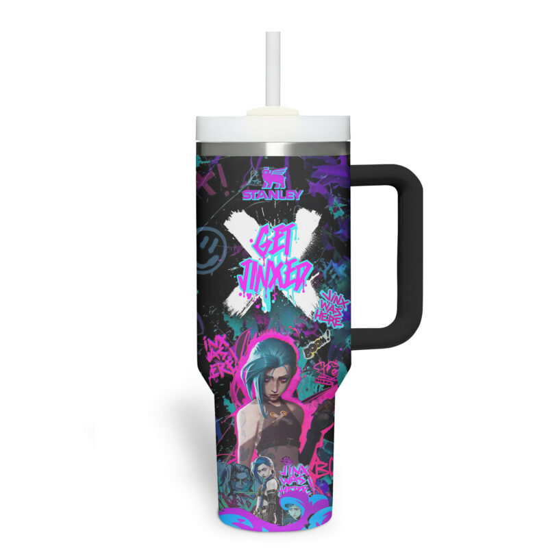 Arcane TV Series Custom Stanley Quencher 40oz Stainless Steel Tumbler With Handle - Threewoofs - Image 4